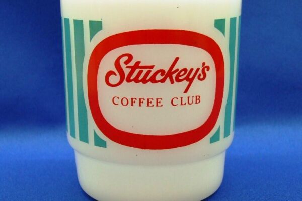 Rare-Anchor-Hocking-Fire-King-Stuckeys-Coffee-Club-Mug