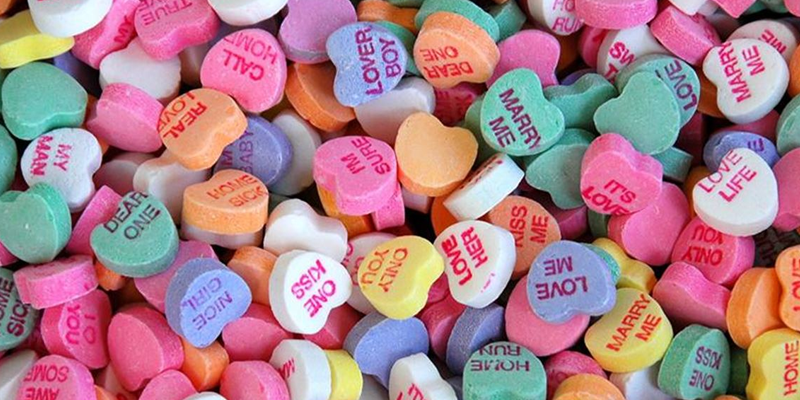Necco Sweethearts Motto Candy Hearts, Pantry