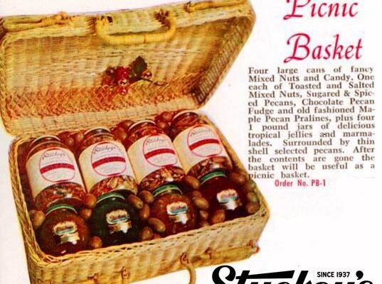 Old Stuckey's promotional advertising picture of jellies