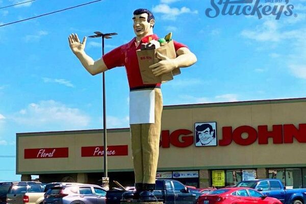 Big john Muffler Man Statue promotional advertising picture