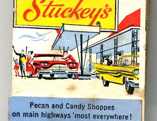 Stuckey's Matchbook promotional advertising picture