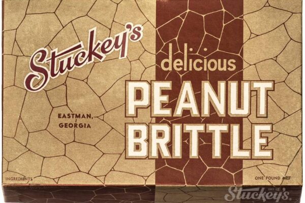 Stuckey's Peanut Brittle Box for 1950's promotional advertising picture