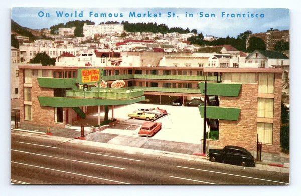 Postcard of Beck's Motor Lodge in San Francisco postcard