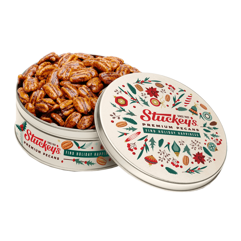 Glazed Pecans Gift Tin, 22oz. | Stuckey's