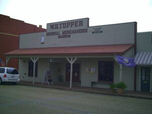 Exterior photo of the W.H. Tupper General Merchandise Museum.