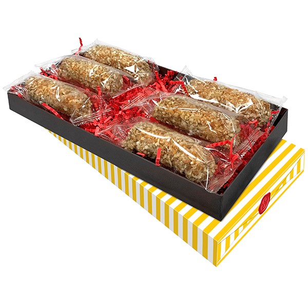 Pecan Log Roll Gift Box – 6 Rolls