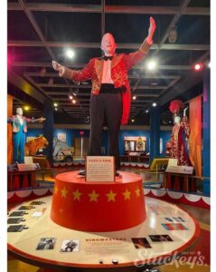 Inside of the Ringling Circus Museum