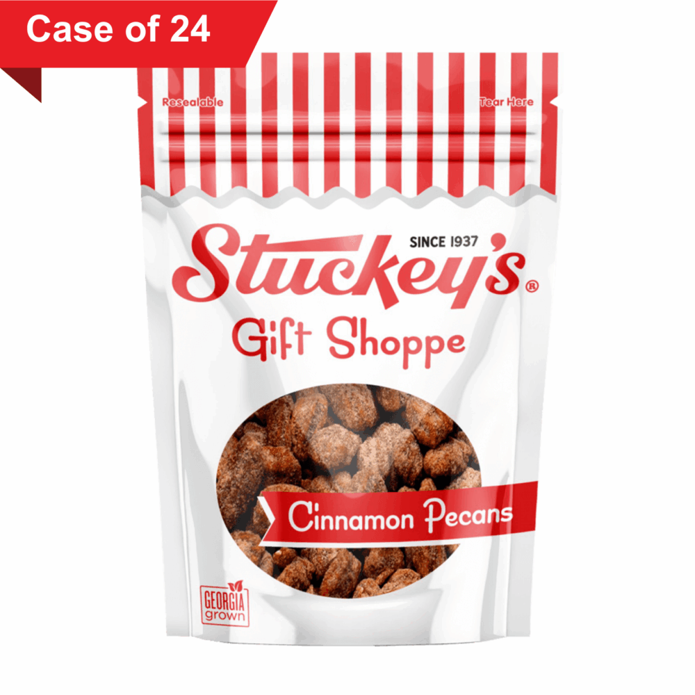 Deluxe Cinnamon Pecans (Case of 24 - 12 Oz. Bags)