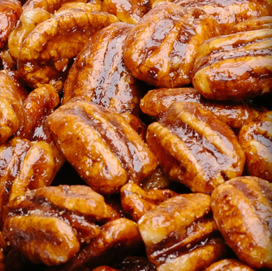 Deluxe Glazed Pecans (Case of 24- 12 oz bags)