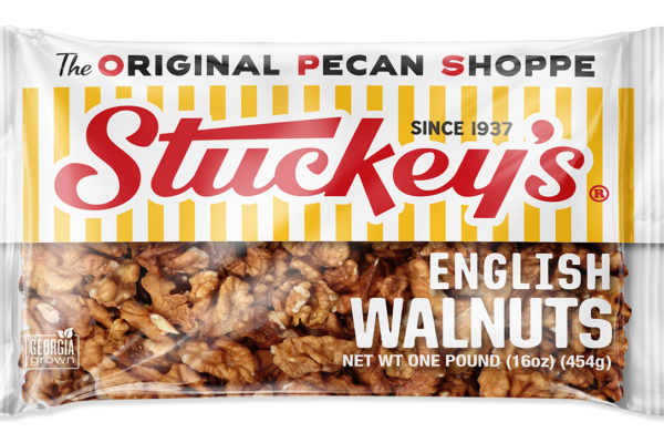 Stuckey's | One pound cello bag of English Walnuts