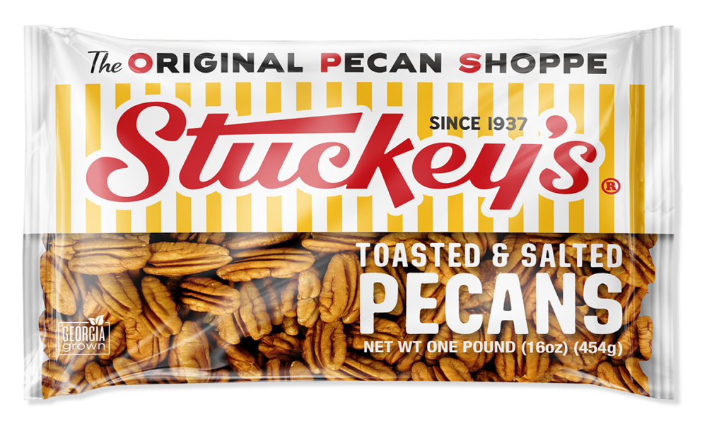 Stuckey's | One pound bag of Toasted & Salted Pecans