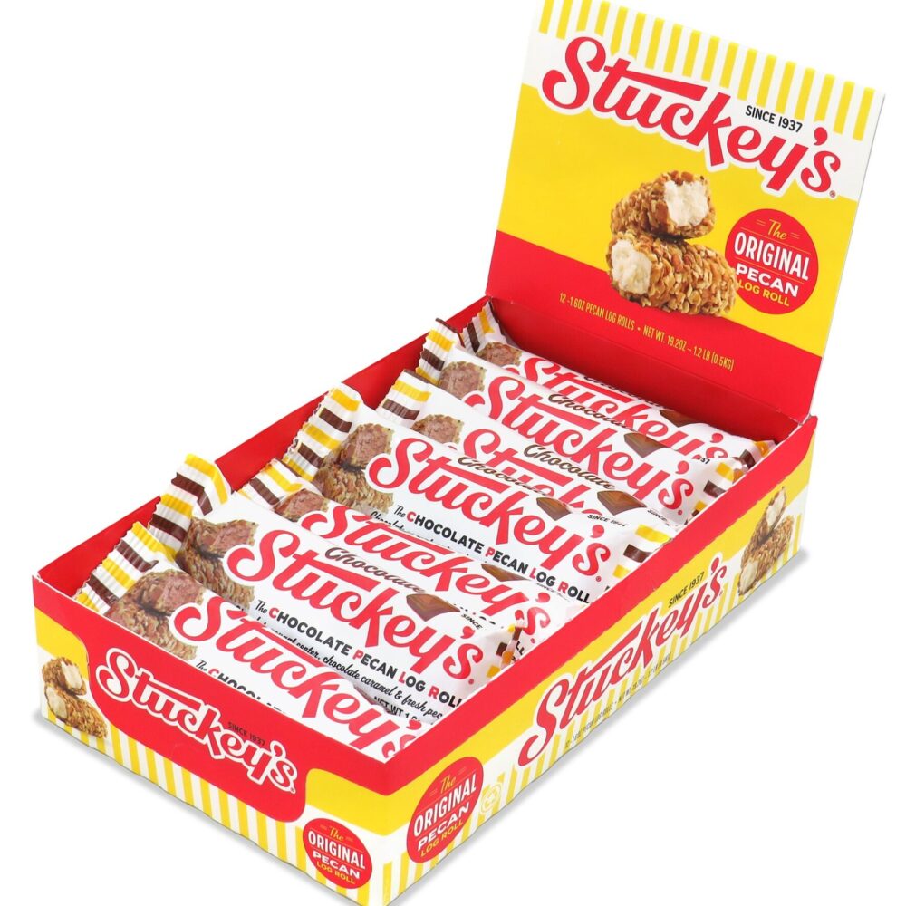 Stuckey's 1.6 oz Chocolate Pecan Log Rolls (12 count)