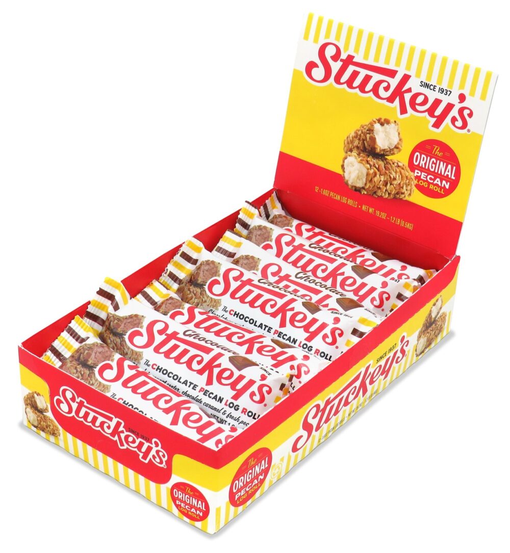 Stuckey's 1.6 oz Chocolate Pecan Log Rolls (12 count)